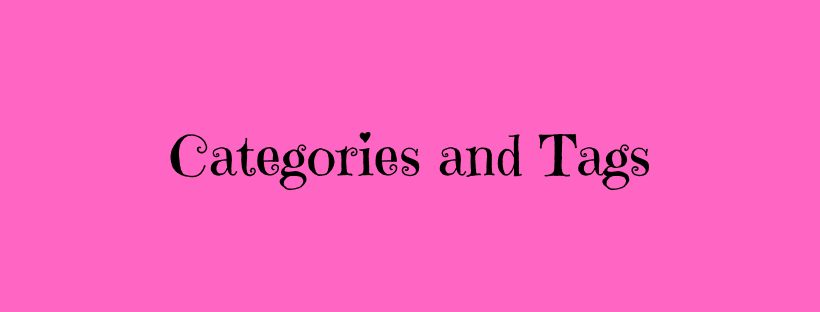 Categories and Tags
